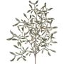 Rama artificial de muérdago PLAVIR con bayas, dorada-verde, 55 cm