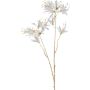 Rama artificial de amarilis de jardín FRIHEL, blanca, 80 cm