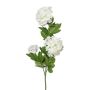 Rama artificial de bola de nieve SNAVEN, color crema, 60 cm