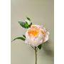Peonía artificial FYRFAR, semiabierta, rosa claro, 60 cm