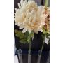 Crisantemo artificial FYRFOR, crema albaricoque, 70 cm