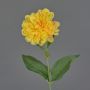 Flor artificial de dalia FLEMOR, amarilla, 55 cm