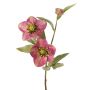 Rama artificial de rosa de Navidad SUNMYN, malva, 55 cm, Ø 8-10 cm