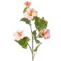 Rama decorativa de hibisco TELSIMA con flores, rosa claro, 80 cm