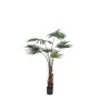 Palmera artificial de hojas redondas SIRRAH, verde, 110 cm
