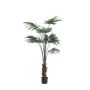 Palmera artificial de hojas redondas SIRRAH, verde, 150 cm