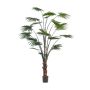 Palmera artificial de hojas redondas SIRRAH, verde, 240 cm