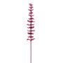 Rama de eucalipto artificial GLAUCO aspecto de cristal, 12 piezas, burdeos, 80cm
