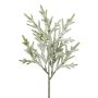 Rama decorativa Abeto FILTRES, nevada, blanca, 40 cm