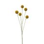 Flor artificial baqueta AMELDA, amarilla, 70 cm