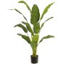 Palmera artificial Árbol del viajero UONFYN, verde, 130 cm