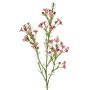 Rama decorativa de flor de cera FRINDALS, rosa oscuro, 65 cm
