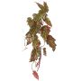 Planta artificial begonia palmata OANFIR, varilla, colgante, rosa-verde, 90 cm