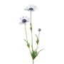Rama decorativa margarita NIELAY, azul claro, 65 cm