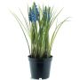 Glicinia de plástico INDALU, azul, 25 cm