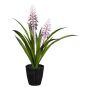 Flor decorativa antirrhinum HARFA en maceta decorativa, lila, 45 cm