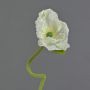 Amapola artificial ANKANG, crema, 70cm