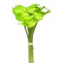 Ramo artificial de calas SHINIAN, verde claro, 35cm