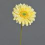 Gerbera artificial QIUDONG, amarillo, 50cm