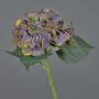 Hortensia artificial FUXIANG, violeta-verde, 50cm