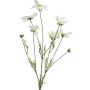 Rama artificial de cosmos BAILING, crema, 90cm