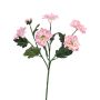 Rama de crisantemo artificial LONGBAO, rosa, 60cm