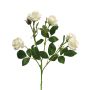 Rama de rosa artificial SHANZHA, crema, 70cm
