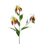 Rama artificial de gloriosa superba XIANGTING, amarillo burdeos, 85cm