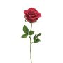 Rosa artificial RUYUN, rosa oscuro, 45cm