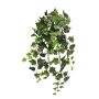 Hiedra artificial para colgar LANSHUO en varilla de ajuste, verde, 70cm