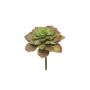 Echeveria morani artificial XINYA en varilla de ajuste, rojo-verde, 17cm