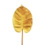 Hoja artificial de Philodendron Scandens HUAYUAN, marrón, 75cm