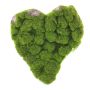 Decoración de corazón de musgo YUEYA, verde, 30x25cm