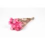 Ramo de flores secas BIBIANA, rosa claro, 30-40 cm, Ø 15 cm