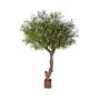Olivo artificial NIKOLAS, tronco natural, frutos, verde, 270cm