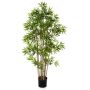Árbol de bambú sintético YAN, tronco de bambú real, verde, 80cm