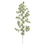 Rama decorativa de alerce LIJIAHE, nevada, bayas, verde-blanco, 45cm