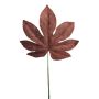 Hoja de arce de terciopelo AOJUN, marrón, 70cm