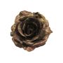 Flor de rosa artificial RUMEI en clip, verde-violeta, Ø13cm