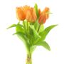 Ramo de tulipanes artificiales LONA, melocotón, 30cm