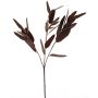 Rama decorativa de eucalipto YUZIMO con semillas, color burdeos, 80cm