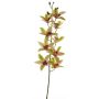 Rama decorativa de orquídea cymbidium YAMEI, rosa-verde, 80cm
