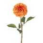 Flor artificial dalia BREDANA, naranja, 60 cm, Ø 11 cm