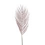 Hoja de palmera areca artificial RYLAN con purpurina, rosa, 90 cm