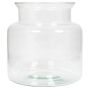 Portavelas de vidrio KARIN OCEAN, transparente, 19 cm, Ø 19 cm