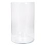 Jarrón para flores SANYA OCEAN, vidrio, cilíndrico, transparente, 30 cm, Ø 19 cm