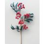 Rama artificial de serbal BERNFRIEDE con frutos, rojo, 55 cm