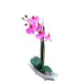 Orquídea artificial Phalaenopsis YANNIE, caña, cuenco de cerámica, cereza, 30 cm