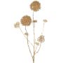 Rama de skimmia artificial LOBUS, dorada, 90 cm, Ø 4-8,5 cm