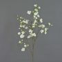Rama de flor de manzano artificial SADAKA con flores, crema, 100 cm
